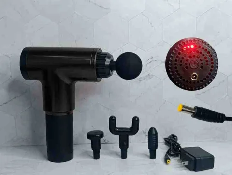 MASAJEADOR NEGRO FASCIAL GUN 25W RECAR KH-320N