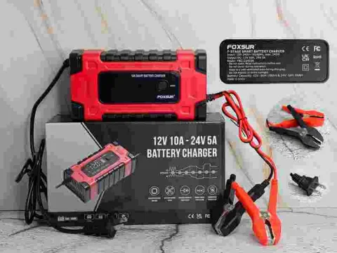 CARGADOR Y REPARADOR FBC122410E 12V 10A 24V 5A SMART-FOXSUR 1