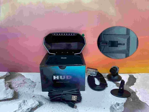 HUD CAR TACOMETRO LCD F11 CONECTOR OBD 10911 1