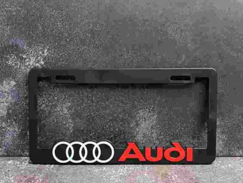 PORTA PLACA AUDI P/CARRO 12763-AUDI 1
