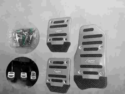 SET DE PEDALES PLATEADO SINCRONICO XB-373 3PZ 11449P 1