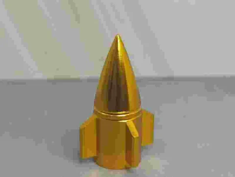 TAPA GUSANILLO DORADO TIPO MINI MISIL 12624D 1