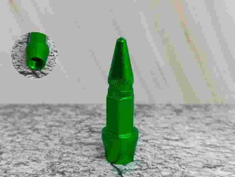TAPA GUSANILLO VERDE TIPO BALA 4.5CM 12841V 1