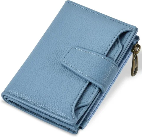 Billetera Tarjetero Cartera Monedero para Dama / Modelo D1 / Azul