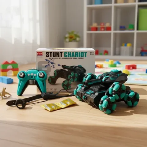 CARRITO CONTROL REMOTO DOBLE MANDO CONTROL Y MANO