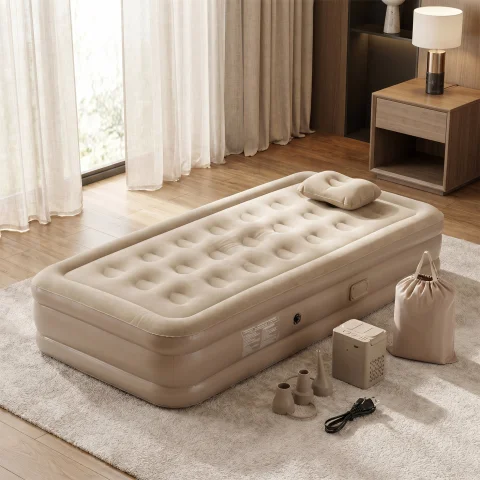 COLCHON INFLABLE CON BATERIA 195X100X40CM 1