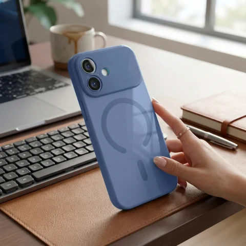 FORRO IPHONE 17 PRO MAX YEJUN AZUL