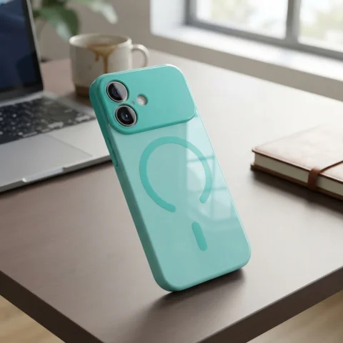 FORRO IPHONE 17 PRO MAX YEJUN TURQUESA