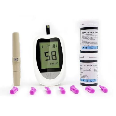 KIT GLUCOMETRO LANCETA TIRAS