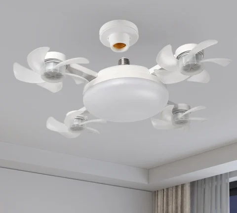 LAMPARA VENTILADOR 4 ASPA CON CONTROL 60W 1
