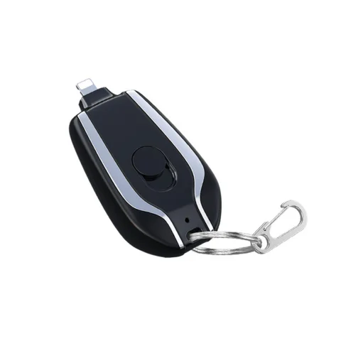 LLAVERO POWER BANK NEGRO IPHONE