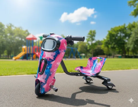 MOTOPATINETA ELECTRICA PLUS 36W ROSADA