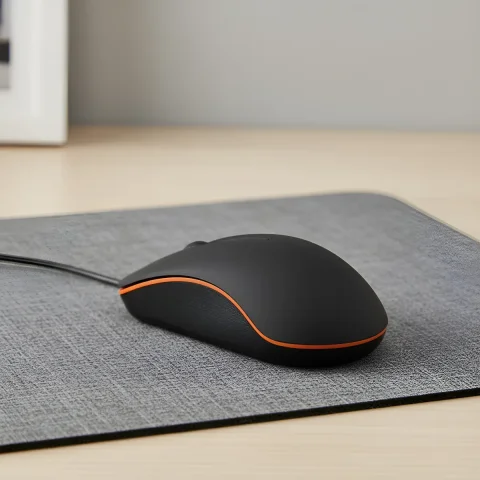 MOUSE LENOVO NARANJA