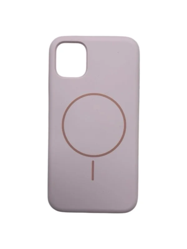 Silicon Case Magsafe Rosa Iphone 11