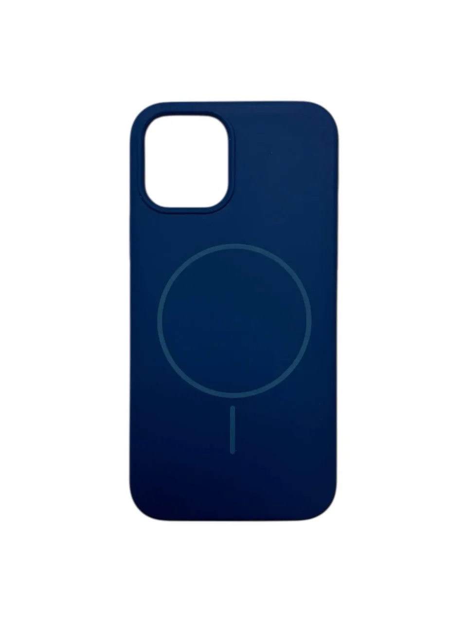 Silicon Case Magsafe Azul Marino Iphone 12/12Pro