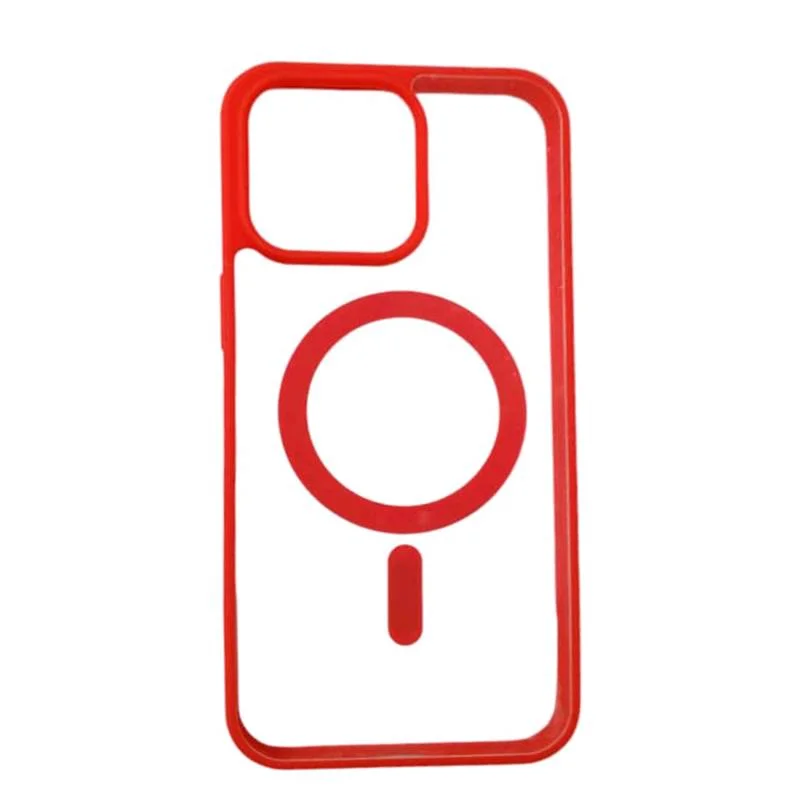 Forro MagSafe De Bordes Rojo iPhone 12/12 Pro