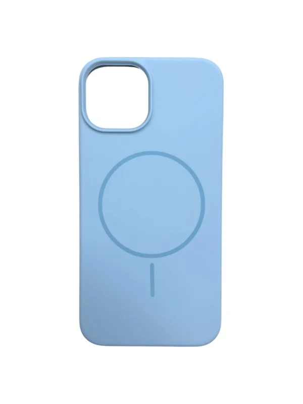 Silicon Case Magsafe Azul Bebé Iphone 13/14