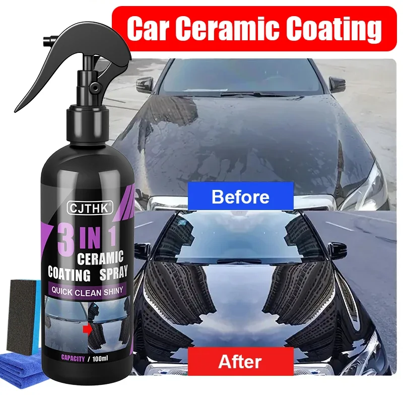 Revestimiento Nano de cerámica para coche, recubrimiento líquido, capa hidrofóbica de nanocristal, antiarañazos, revestimiento de cera para coche, revestimiento de pulido para coche