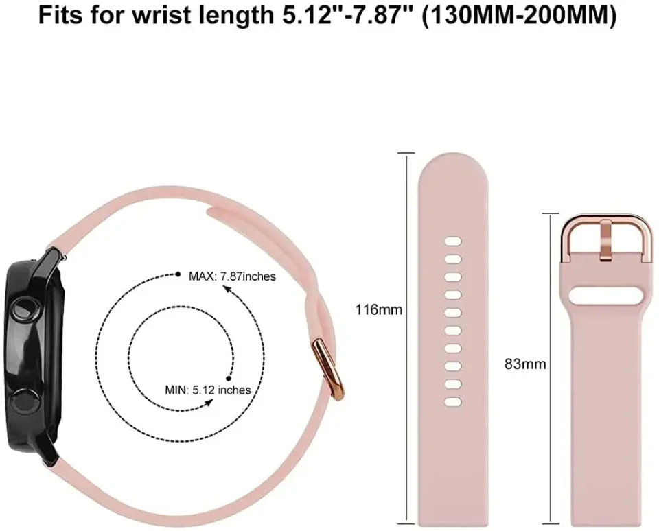 Correa para reloj Amazfit GTS 2/4/3/GTS 2/4 Mini/GTR 4/2/2e, pulsera deportiva de silicona de 20mm/22mm, correa para reloj Amazfit bip 6 5 3/u pro Series