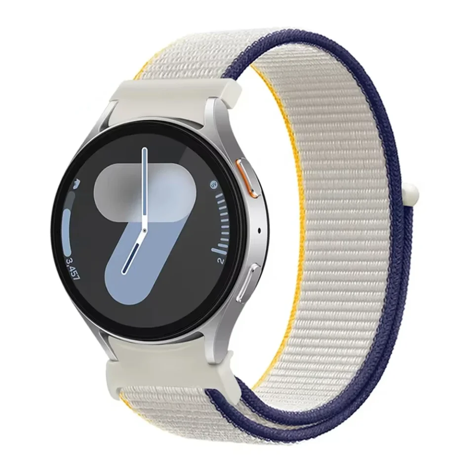 Correa para Samsung Galaxy Watch 7/6/4/classic/5 pro 44mm 40mm muñeca sin huecos Nylon deporte loop correa pulsera Galaxy Watch 7 Correa