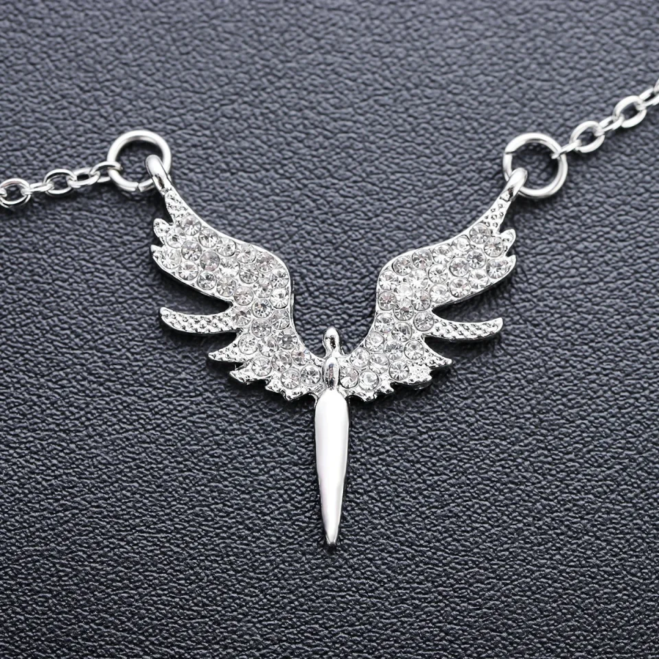Collar con Colgante de Alas de Ángel de Diseño Único y Creativo, Accesorios Clásicos, Cadena de Clavícula con Personalidad, Joyería