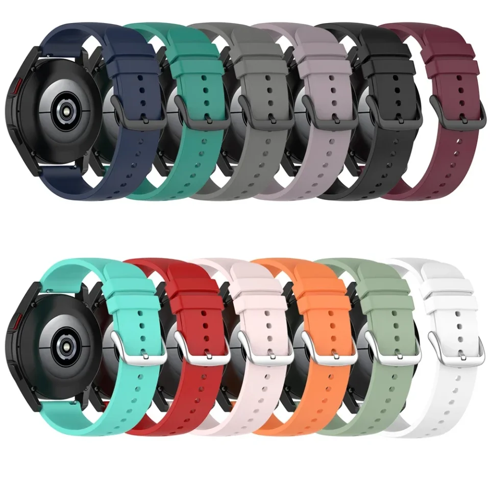 Correa de silicona de 20 a 22mm para Garmin Venu 3 Band Forerunner 265 255 245 165 Music Vivoactive 4, pulsera para cinturón Garmin Venu 2 Plus