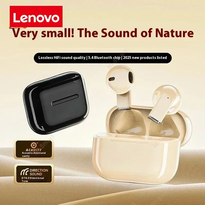 Auriculares Lenovo Mini Pro 5s, auriculares inalámbricos con Bluetooth, auriculares con cancelación de ruido de larga duración, batería de larga duración con micrófono