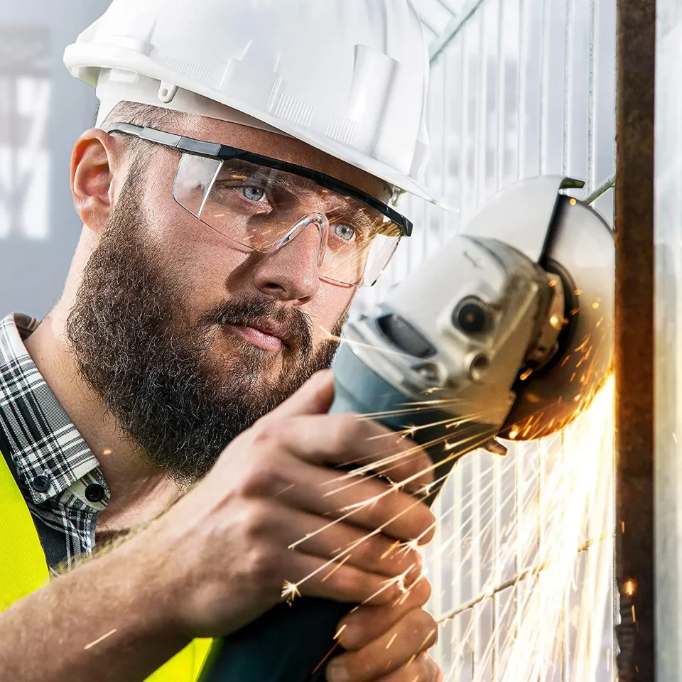 Gafas de seguridad antisalpicaduras para el trabajo, gafas de laboratorio protectoras para los ojos, gafas industriales a prueba de viento y polvo, gafas de ciclismo, 2 uds.