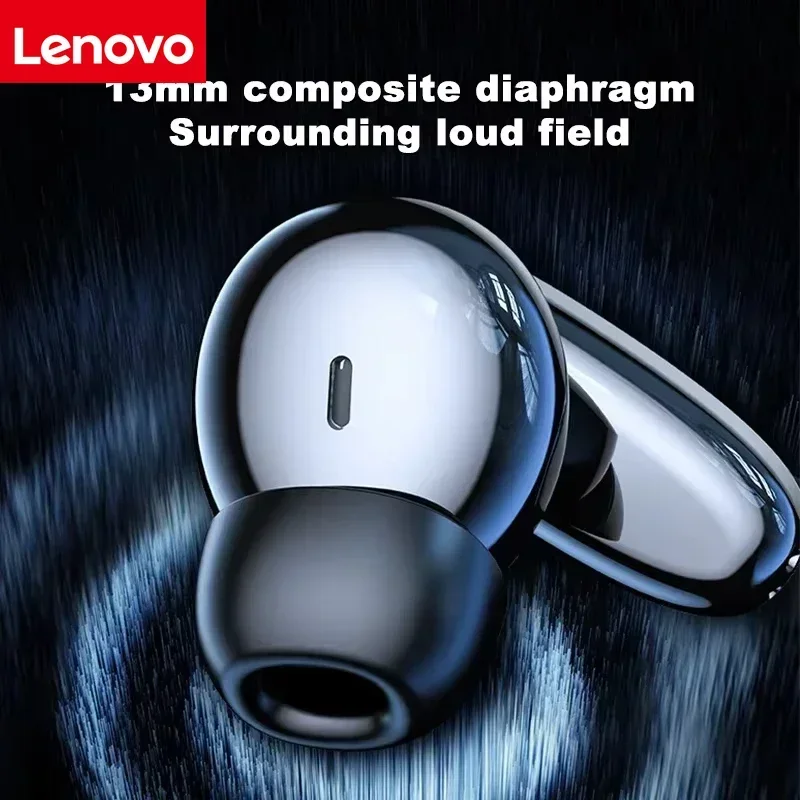 Auriculares inalámbricos Bluetooth originales Lenovo, auriculares deportivos con batería de larga duración, auriculares para juegos de modo dual, auriculares HD para llamadas con micrófono