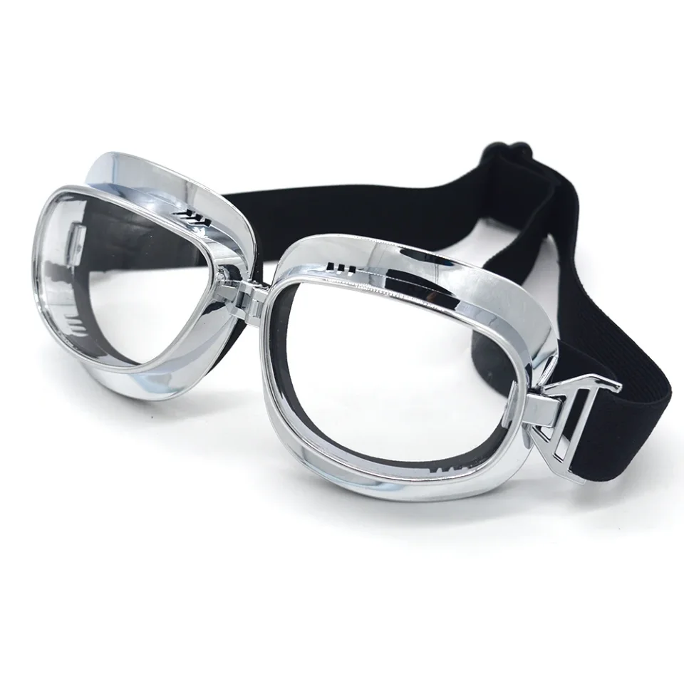Mooreaxe Gafas de motocicleta Gafas Retro piloto Steampunk Jet casco Gafas máscara ciclismo Oculos Gafas Vintage