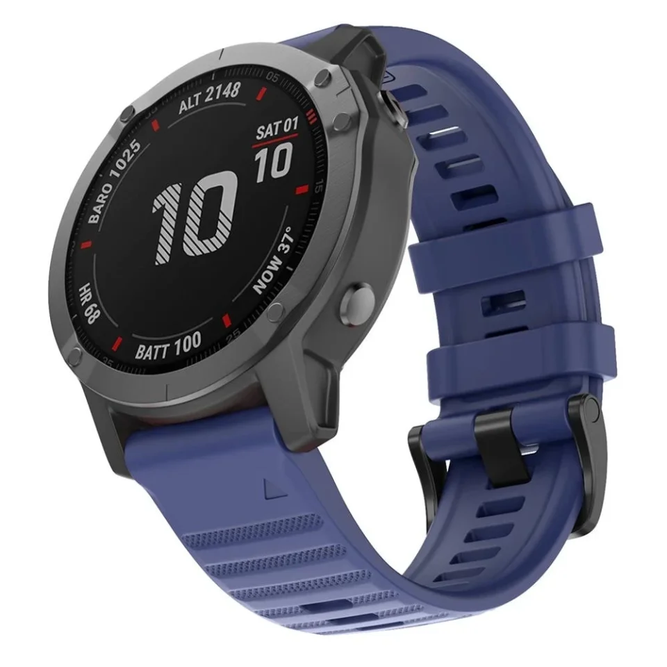 Correa de reloj de 26 22 20MM para Garmin Fenix 6X 6 Pro 7X 7 7S 8 47mm 51mm E pulsera de silicona Fenix Epix Pro 5S 5 Plus