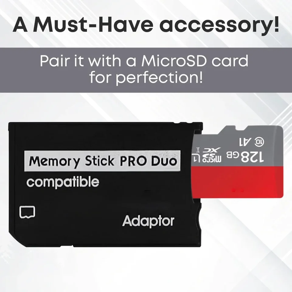 Lector de tarjetas adaptador TF a MS Memory Stick Pro Duo para PSP convertidor de tarjetas SD para Sony PSP1000 2000 3000 accesorios para juegos
