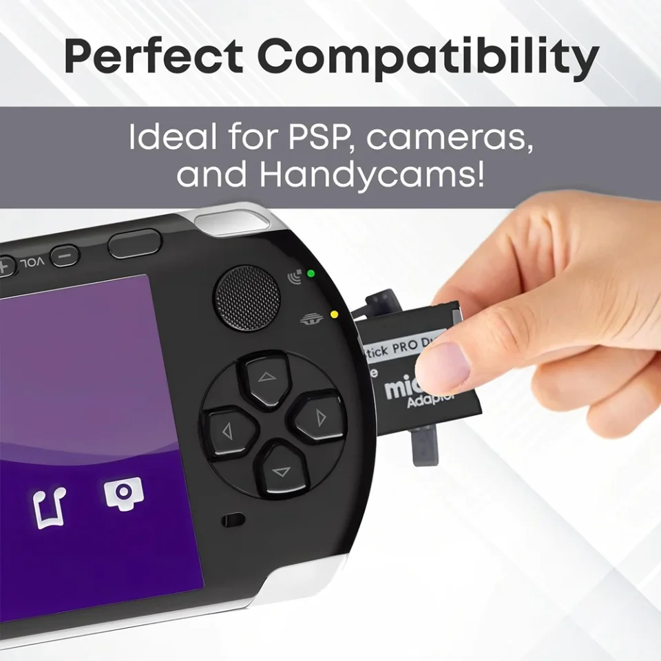 Lector de tarjetas adaptador TF a MS Memory Stick Pro Duo para PSP convertidor de tarjetas SD para Sony PSP1000 2000 3000 accesorios para juegos