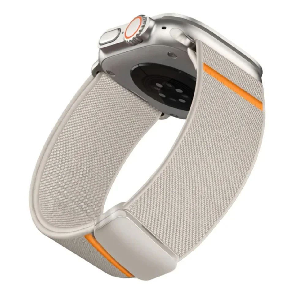 Correa Magnética de Nailon para Apple Watch Band Ultra 2 49mm 45mm 41mm Brazalete Iwatch Series 10 9 8 7 6 SE 5 4 3 38 46 42mm 44mm 40mm