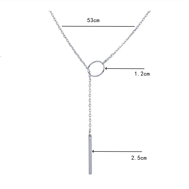 2025 nuevo diseño de collar de moda para mujer, collar redondo de Metal Simple a la moda, ventas al por mayor