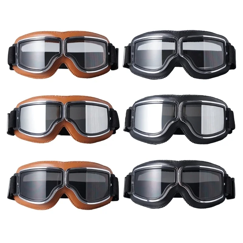 Gafas de Moto Retro, clásicas, para deportes al aire libre
