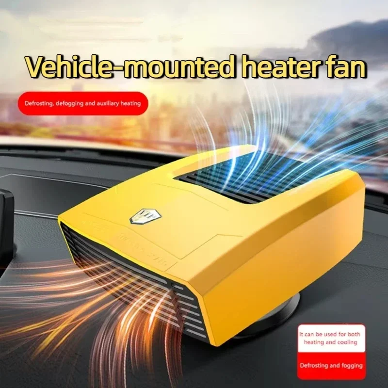 Calentador Portátil para Auto Lenovo 12V/24V, Ventilador 2 en 1, Calefacción y Refrigeración, Desempañador de Parabrisas, Secador Antivaho