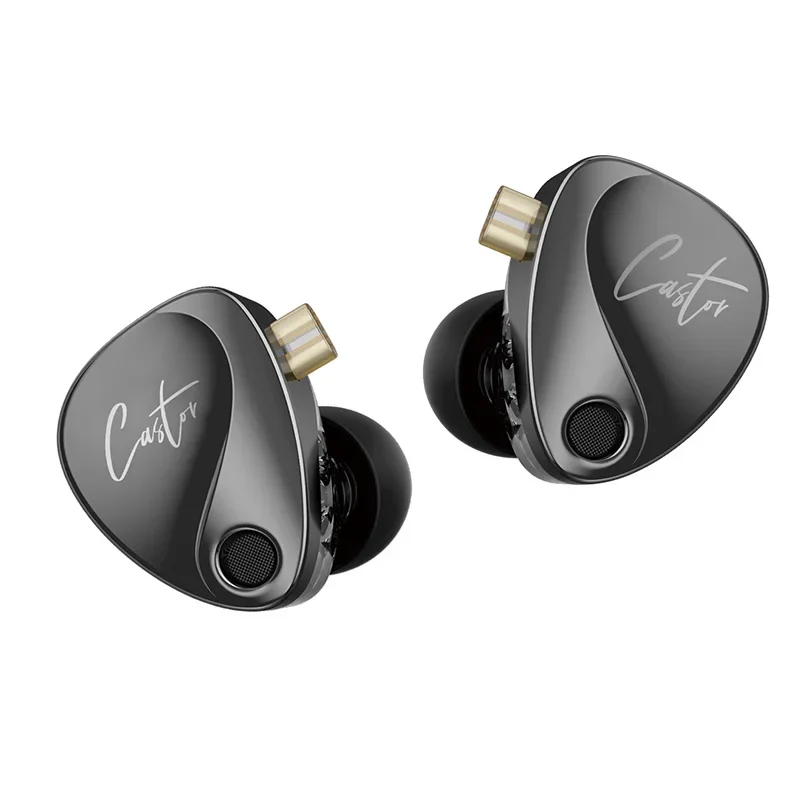 Nuevos auriculares KZ Castor In Ear HiFi 2DD dinámicos de alta gama con armadura equilibrada sintonizable, auriculares con Monitor, auriculares con cancelación