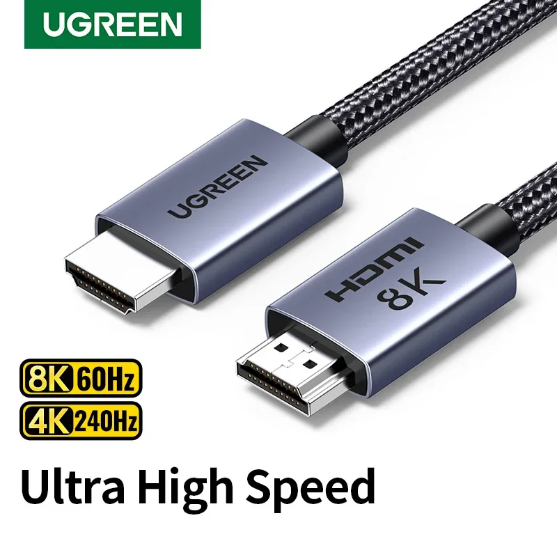 UGREEN-Cable HDMI 8K/60Hz para PS5, Cable Ultra alta velocidad, certificado 8K @ 60Hz, 48Gbps, Dolby Vision, HDCP2.3