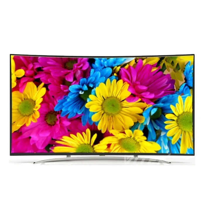 Televisor LED VTEX Altamente Recomendado, Televisor Curvo de 55 y 65 Pulgadas, 4K UHD con Opción Inteligente
