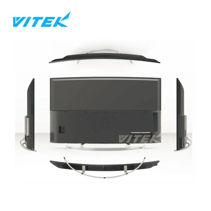 Televisor LED VTEX Altamente Recomendado, Televisor Curvo de 55 y 65 Pulgadas, 4K UHD con Opción Inteligente