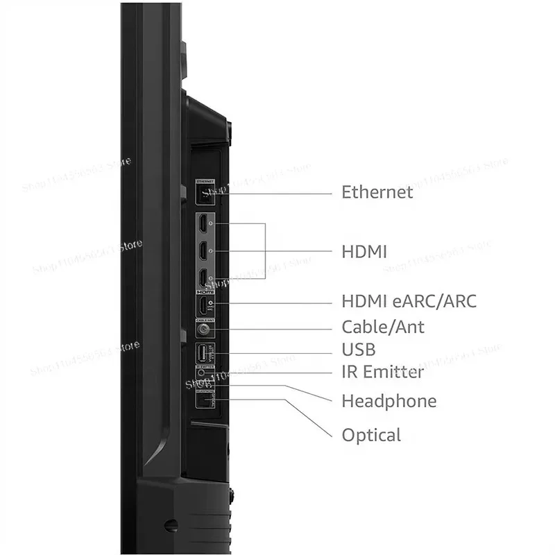 Fire TV 55" Serie 4 4 4K UHD Smart Hotel TV, transmisión de TV en vivo sin cable