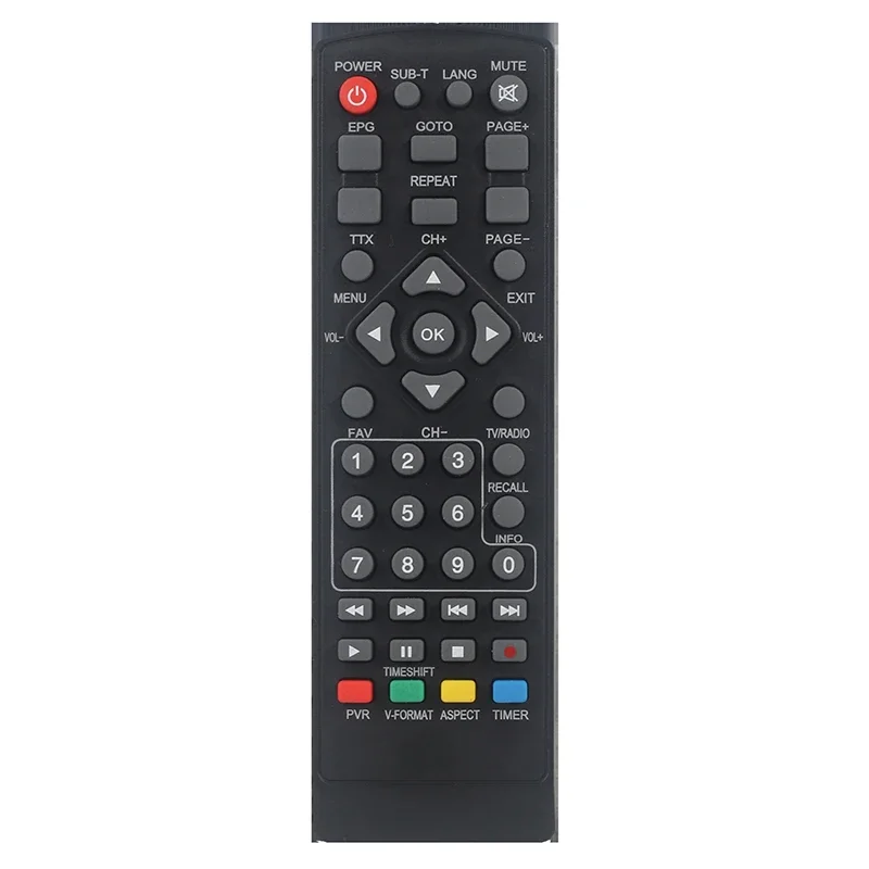 Mando a distancia Digital de alta definición, Control remoto adecuado para DVB-T2, televisión inteligente, STB, HDTV