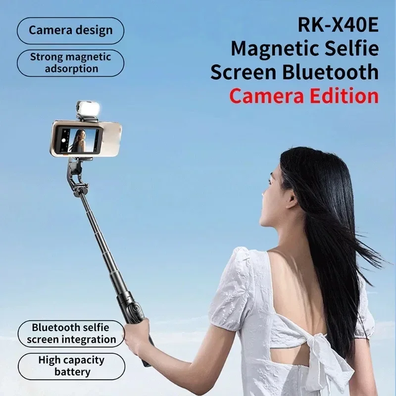 Pantalla de Monitor magnético para teléfono inteligente, proyector de pantalla de teléfono inalámbrico, cámara trasera de teléfono, Selfie para grabación de vídeo de transmisión en vivo Vlog