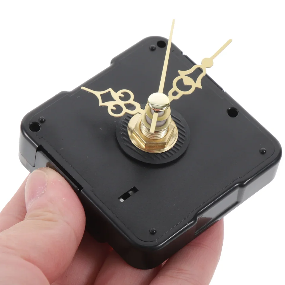 1 Juego de Kit de movimiento de reloj estable DIY, cronometraje preciso, Material plástico duradero para relojes de pared, mecanismo de reloj de repuesto