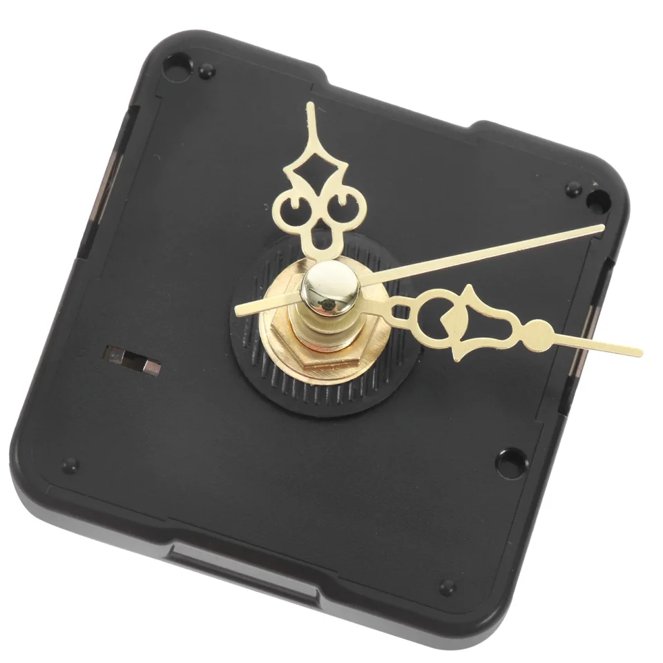 1 Juego de Kit de movimiento de reloj estable DIY, cronometraje preciso, Material plástico duradero para relojes de pared, mecanismo de reloj de repuesto