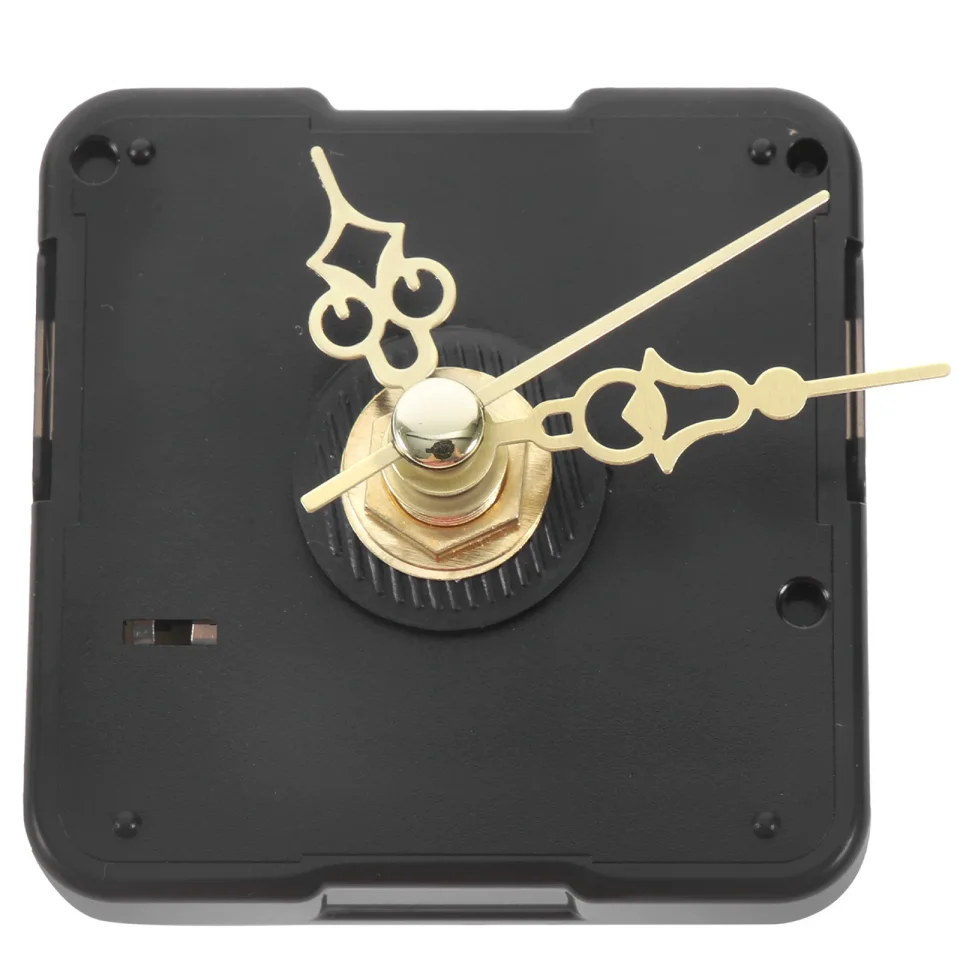 1 Juego de Kit de movimiento de reloj estable DIY, cronometraje preciso, Material plástico duradero para relojes de pared, mecanismo de reloj de repuesto
