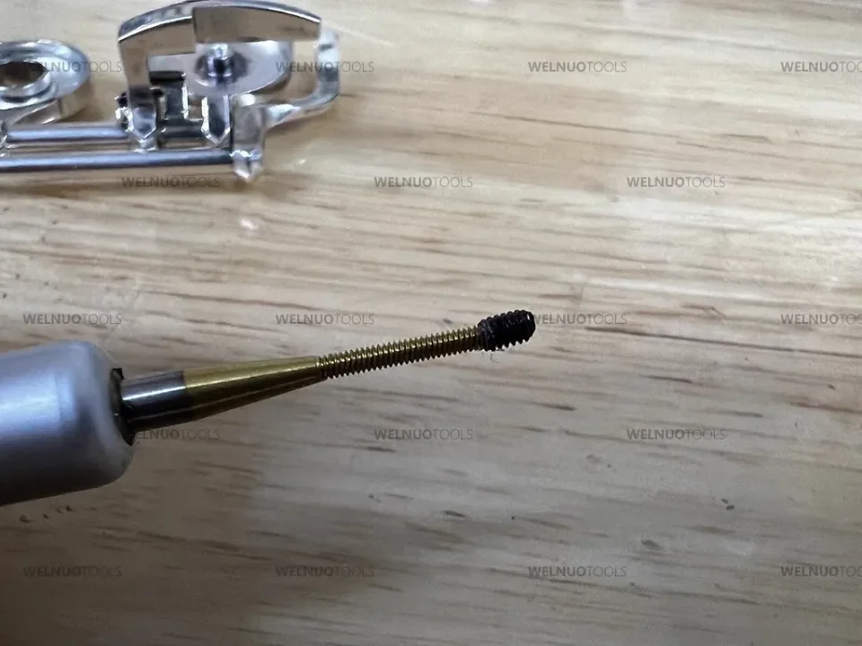 Herramienta de reparación de música de tuberías, tornillos de eje de llave dañados, kit de herramientas especial para quitar