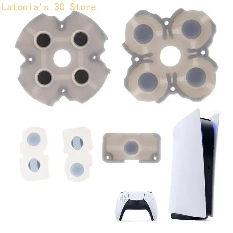 Botón juego para controlador juego, adhesivo conductor X3UB