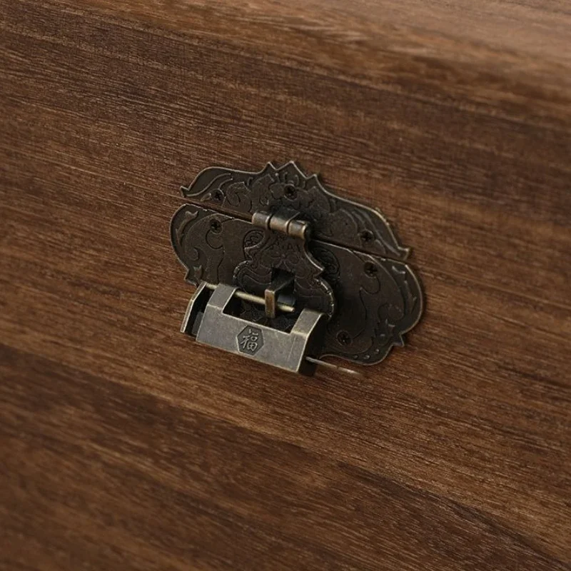 Caja de almacenamiento de madera, cajas de almacenamiento de accesorios de madera, contenedores organizadores grandes, contenedor de organización multifuncional moderno con tapa